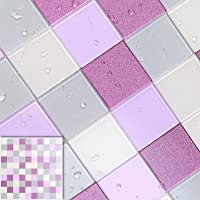BeNice Baldosas autoadhesivas para paredes- azulejos adhesivos para cocina- baño- mosaico- autoadhesivos- impermeables…